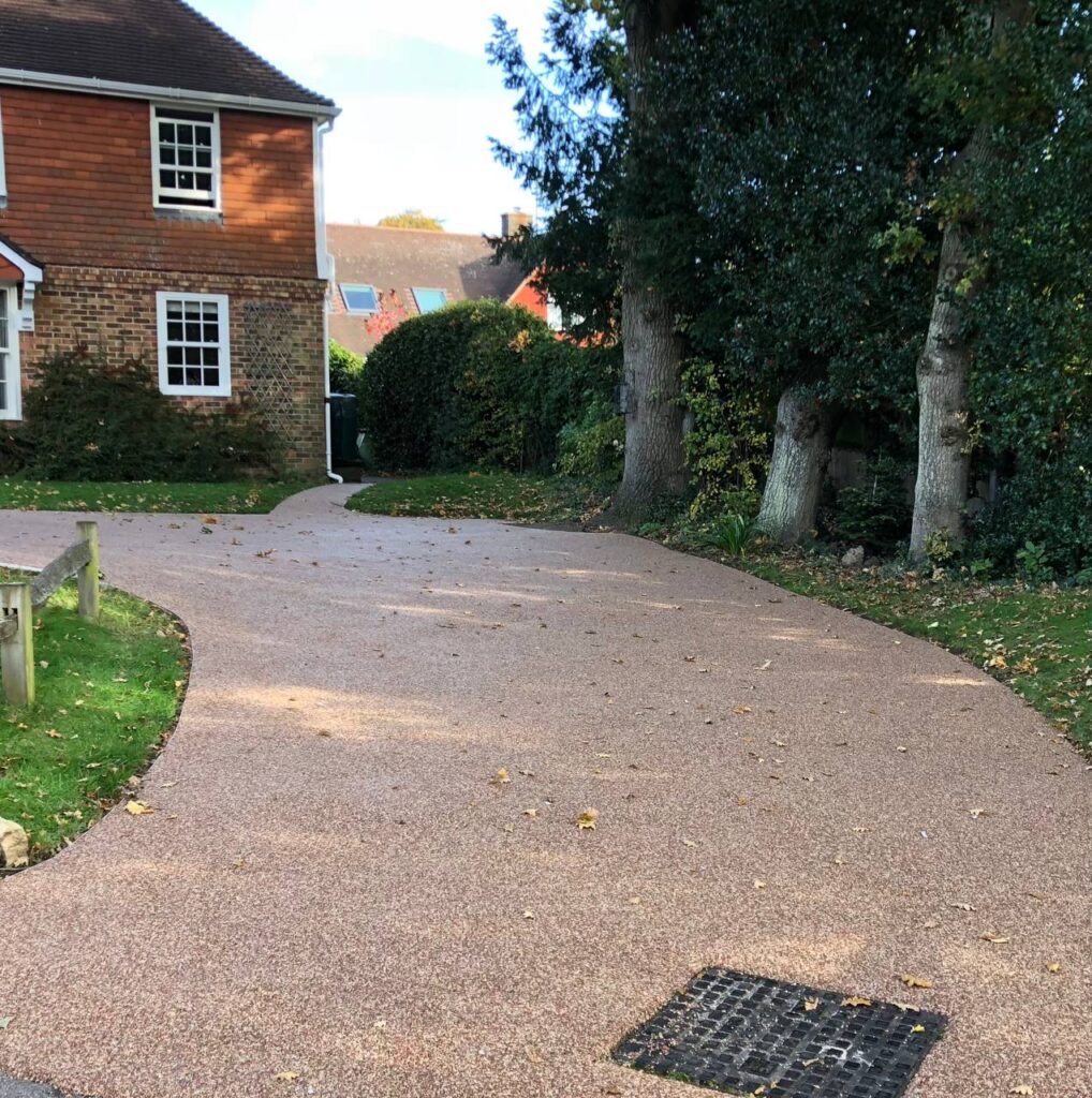 This is a photo of a gravel driveway installed in Chelmsford by Chelmsford Resin Driveways